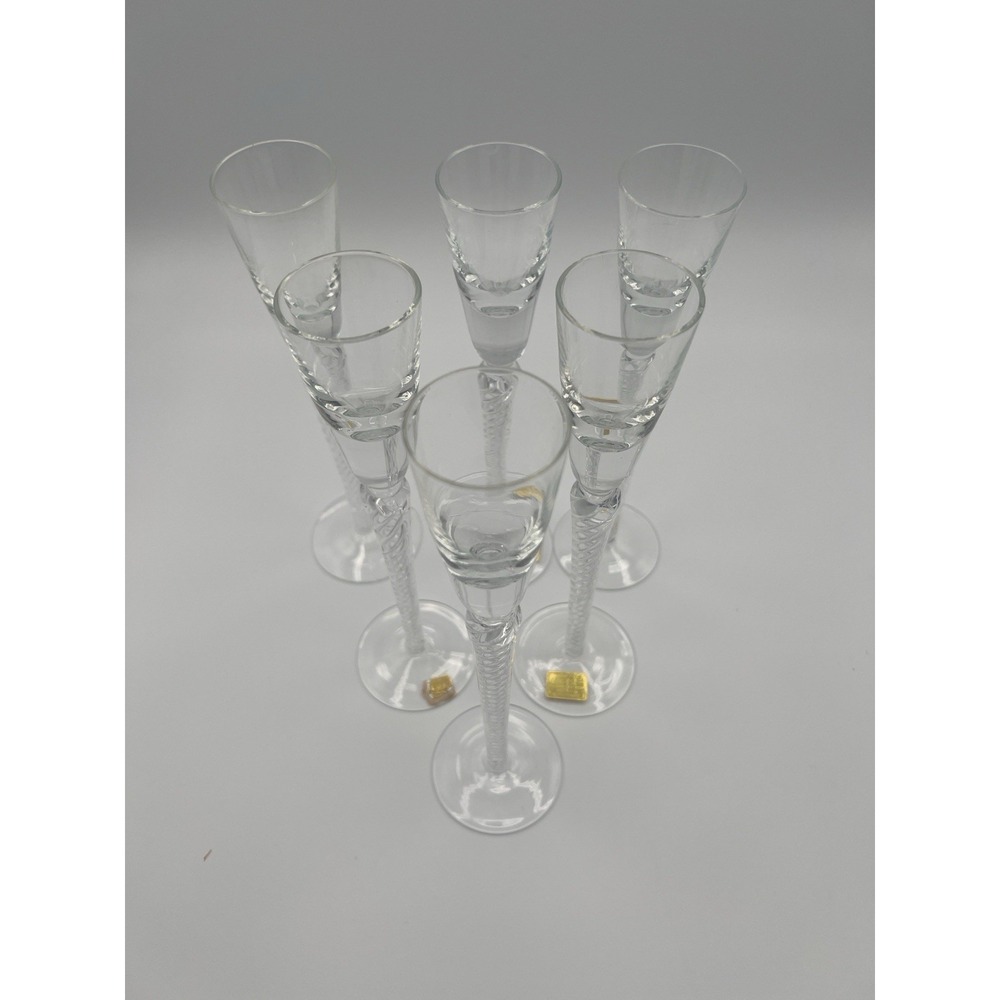 Made For Weil Ceramics And glass In Portugal Air Twist Cordial Glasses-Set of 5